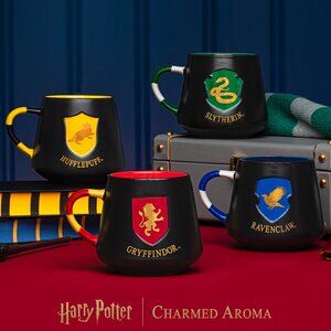 Harry Potter Hogwarts House Mug Complete Set of 4, Charmed Aroma